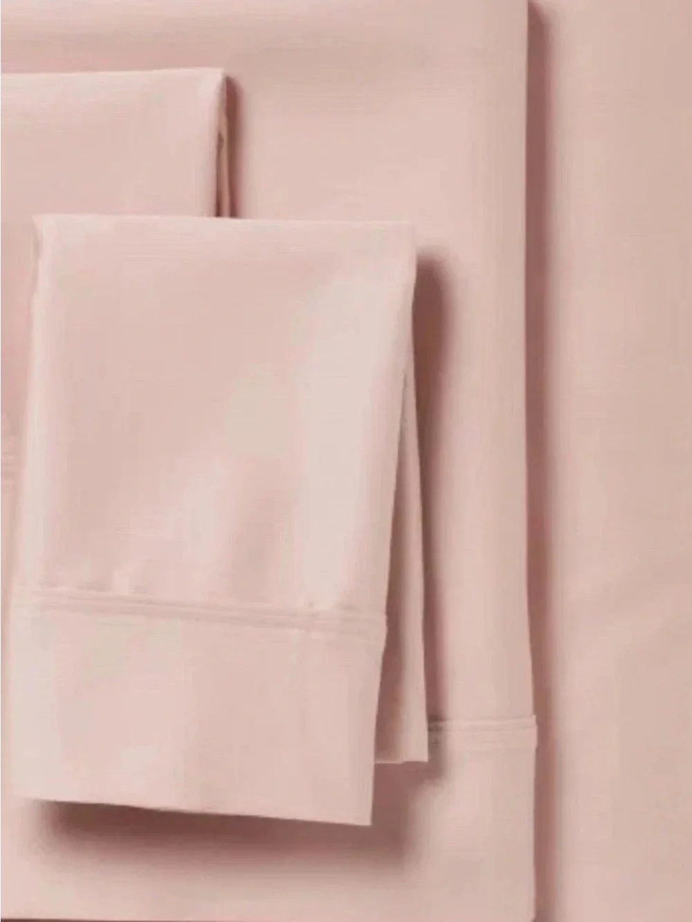Threshold Twin/Twin XL Blush 400 Thread Count Cotton Sateen Sheet Set — 3 Piece
